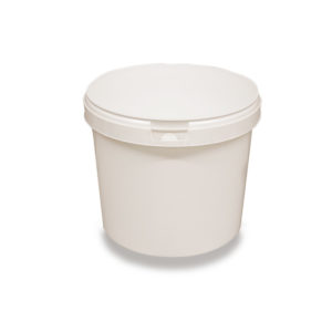 Seau en plastique vide de 4 litres pour la préparation du béton ciré