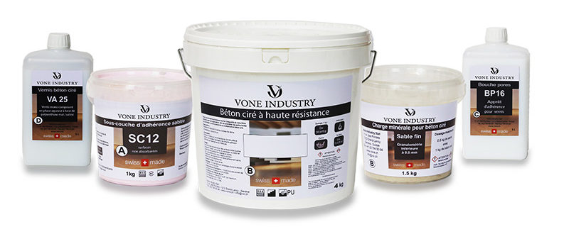 Kit béton ciré complet de 4kg - Sous-couche adhérente SC12