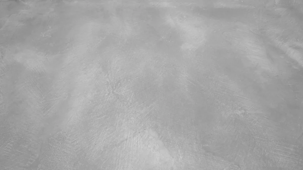 Echantillon de béton ciré présentant un aspect moiré